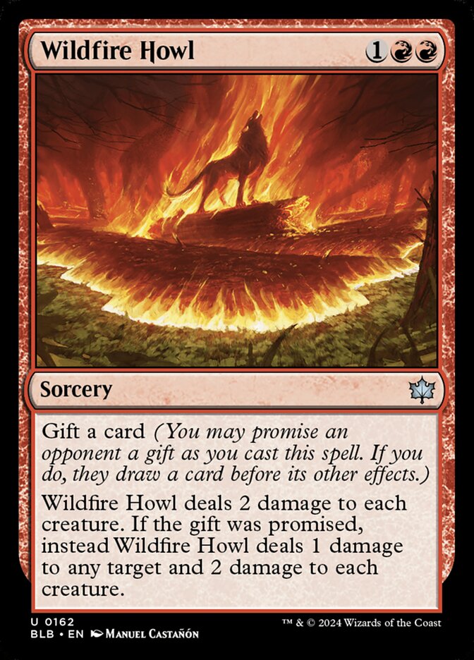 Wildfire Howl 162 (Bloomburrow) 