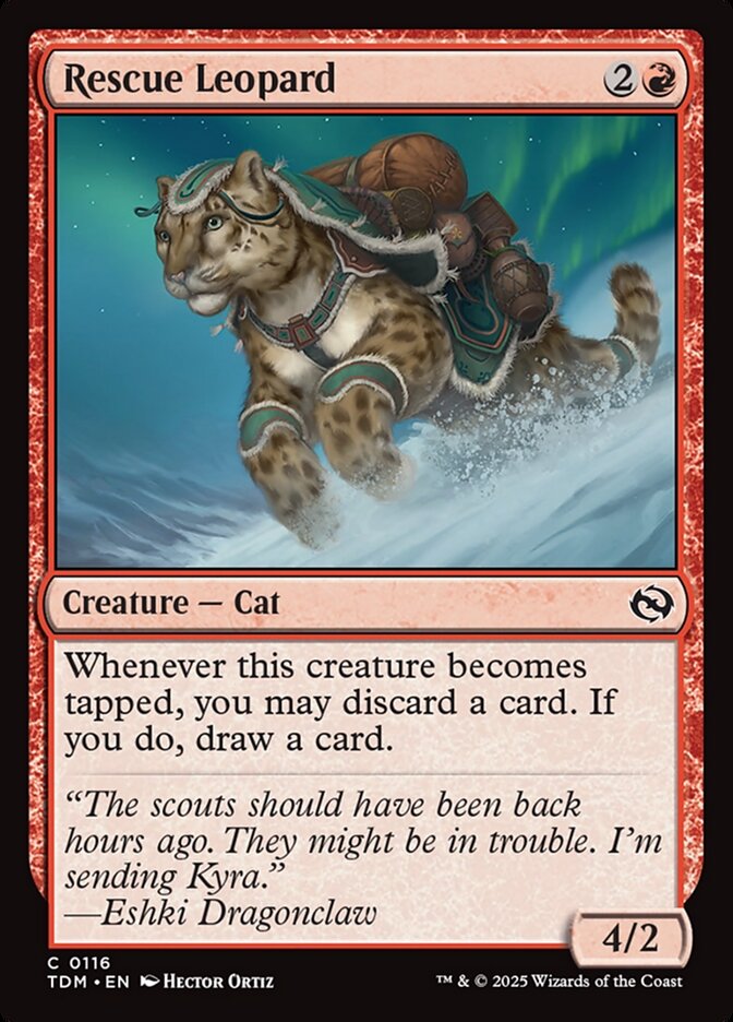 Rescue Leopard 116/291 (Tarkir: Dragonstorm) 