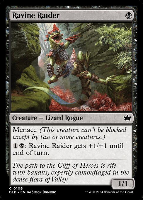 Ravine Raider - Foil (Bloomburrow)(BLB-C-0106)