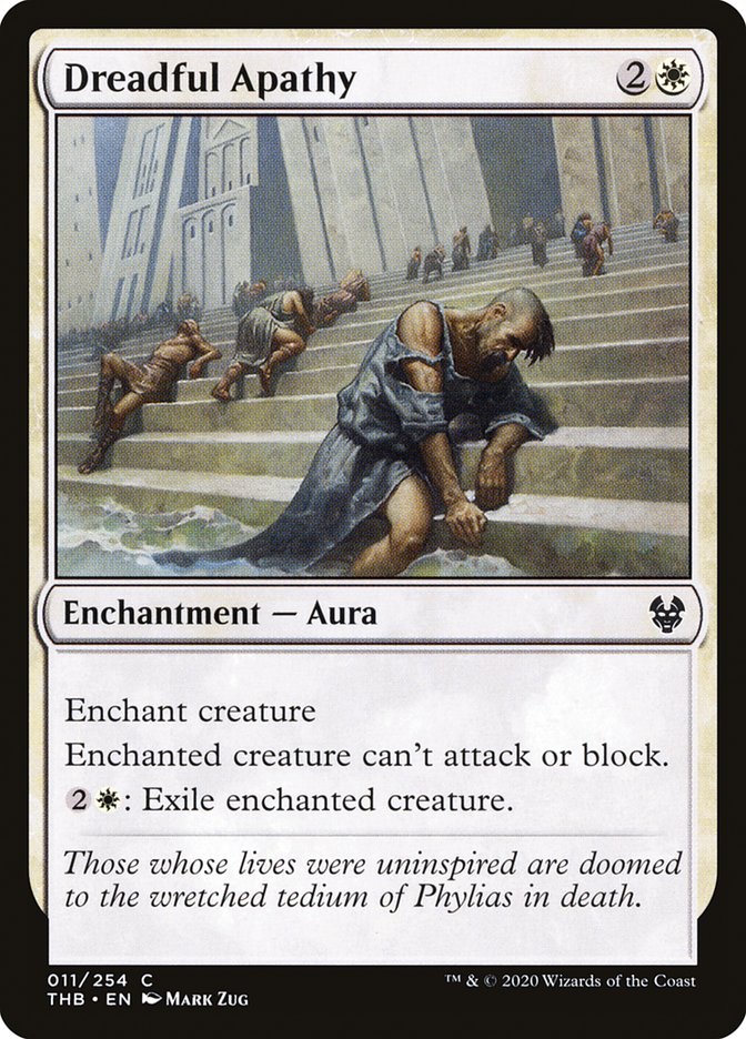 Dreadful Apathy 11/254 (Theros Beyond Death) 