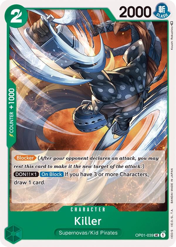 Killer OP01-039 (Romance Dawn) 