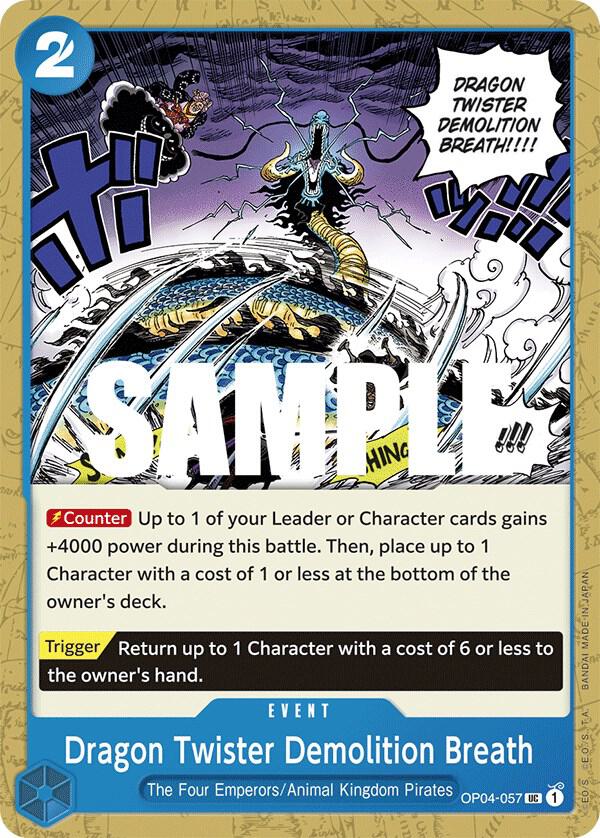 Dragon Twister Demolition Breath OP04-057 (Kingdoms of Intrigue) 