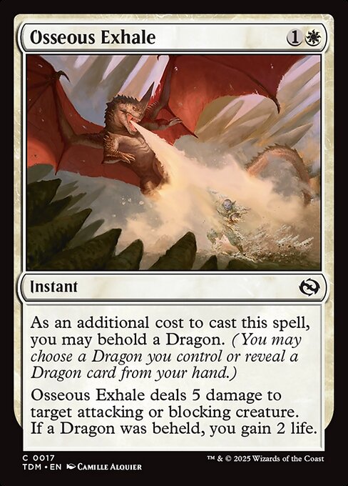 Osseous Exhale (Tarkir: Dragonstorm)(TDM-C-0017)