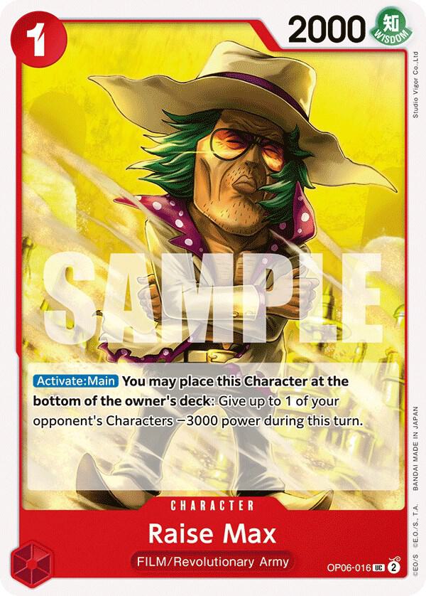 Raise Max OP06-016 (Wings of the Captain) 