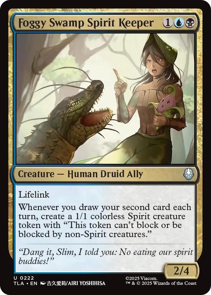 Foggy Swamp Spirit Keeper 222/286 (Avatar: The Last Airbender) 