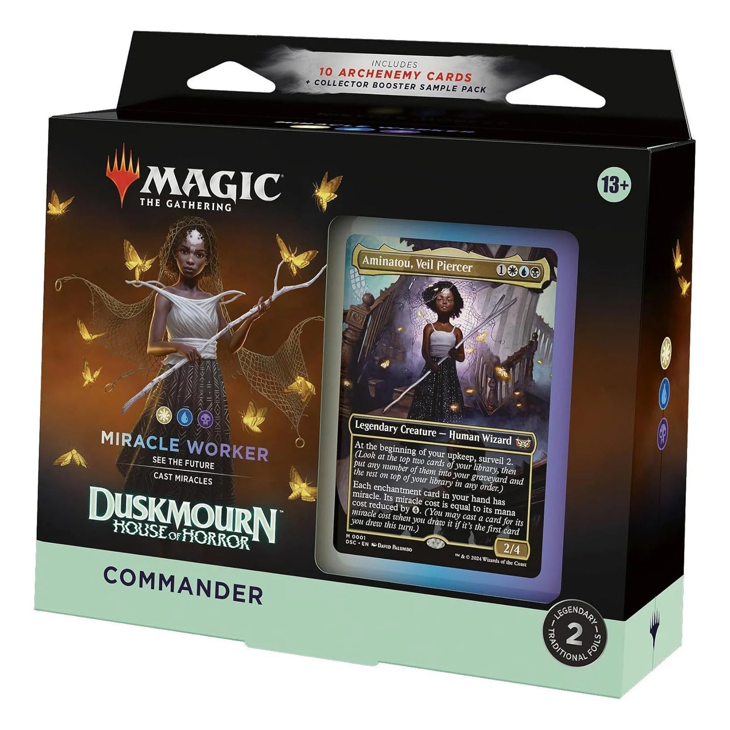 Magic The Gathering Duskmourn House of Horror Commander Deck - Miracle Worker