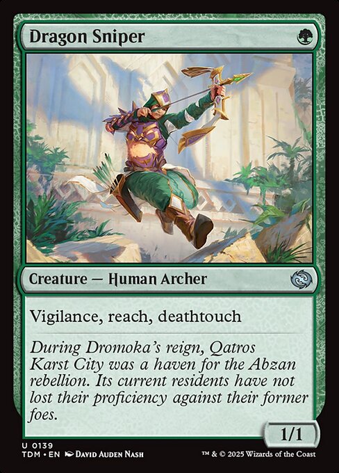 Dragon Sniper (Tarkir: Dragonstorm)(TDM-U-0139)