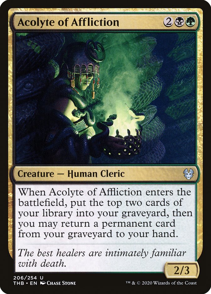 Acolyte of Affliction 206/254 (Theros Beyond Death) 