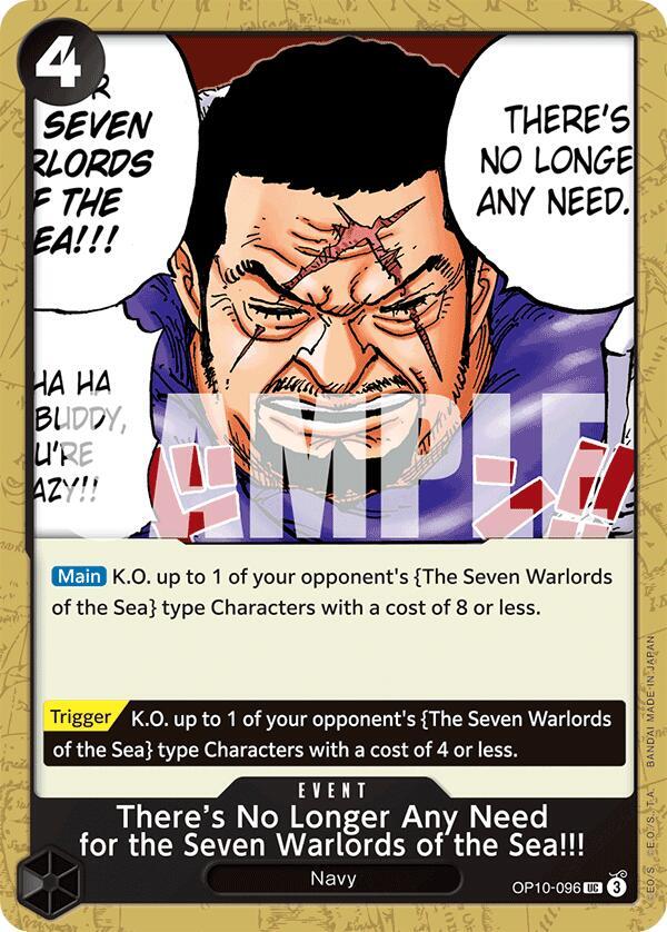 There's No Longer Any Need for the Seven Warlords of the Sea!! OP10-096 (Royal Blood) 