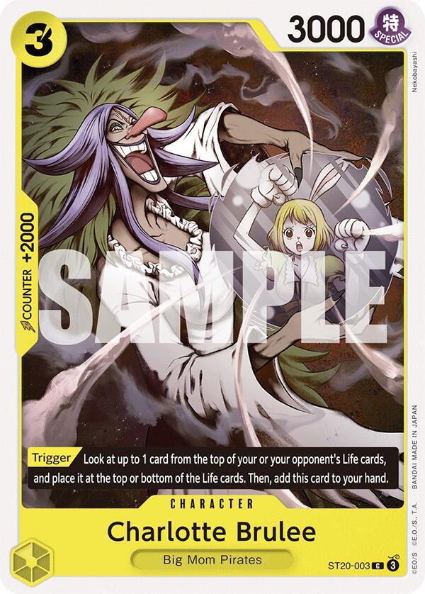 Charlotte Brulee ST20-003 (Starter Deck 20: YELLOW Charlotte Katakuri) 