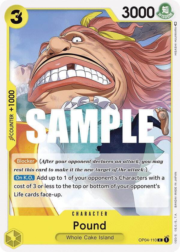 Pound OP04-110 (Kingdoms of Intrigue) 