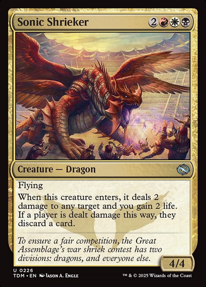 Sonic Shrieker 226 (Tarkir: Dragonstorm) 