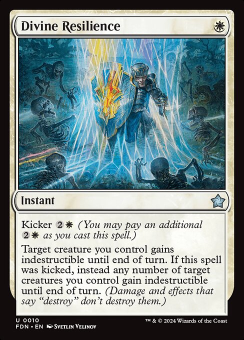 Divine Resilience - Foil (Foundations)(FDN-U-0010)