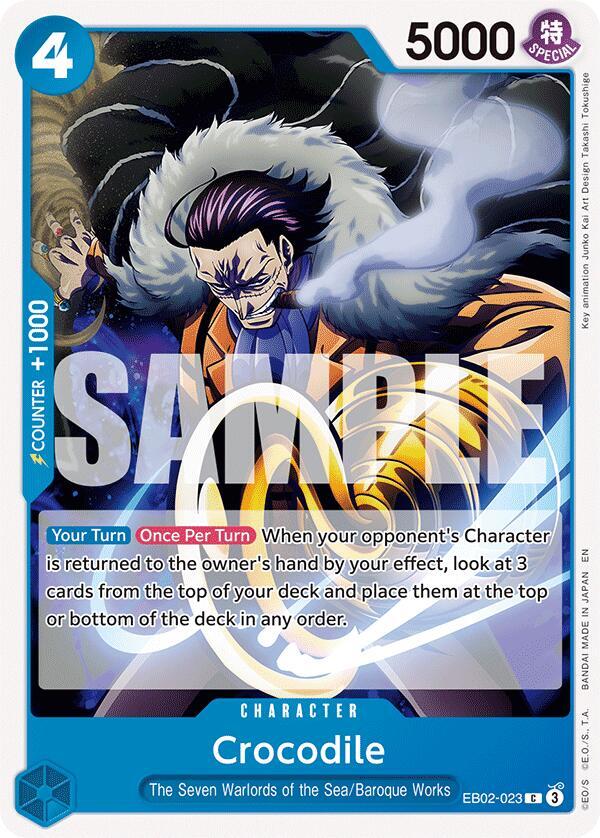 Crocodile EB02-023 (Extra Booster: Anime 25th Collection) 
