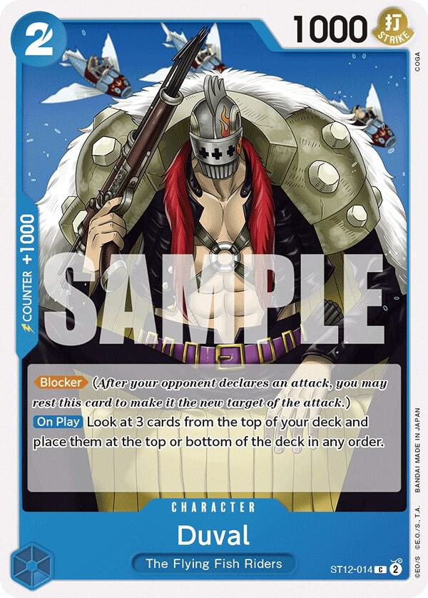 Duval ST12-014 (Starter Deck 12: Zoro and Sanji) 