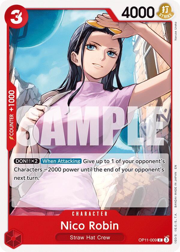Nico Robin OP11-009 (A Fist of Divine Speed) 