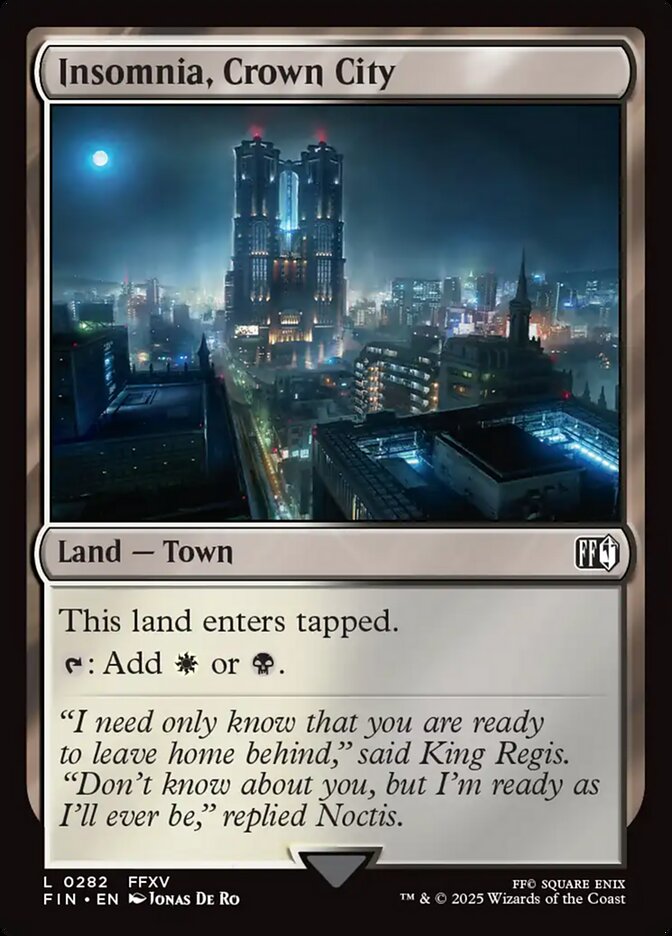 Insomnia, Crown City 282 (FINAL FANTASY) 