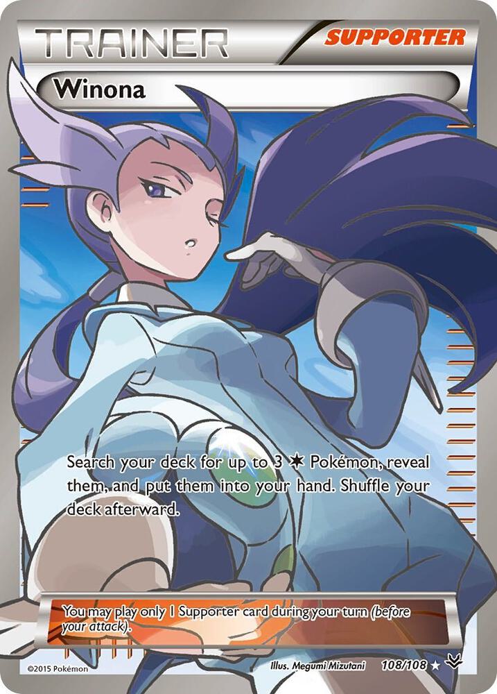 Winona (XY - Roaring Skies)(108/108 - Full Art)