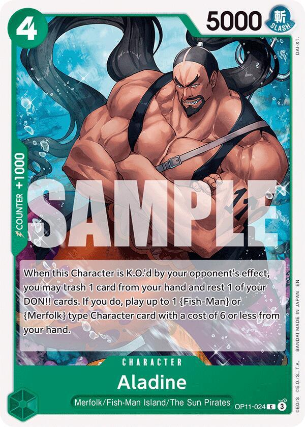 Aladine OP11-024 (A Fist of Divine Speed) 
