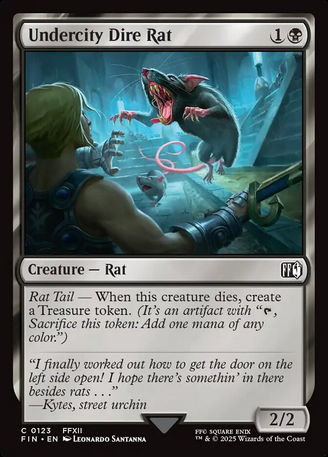 Undercity Dire Rat 123/309 (FINAL FANTASY) 