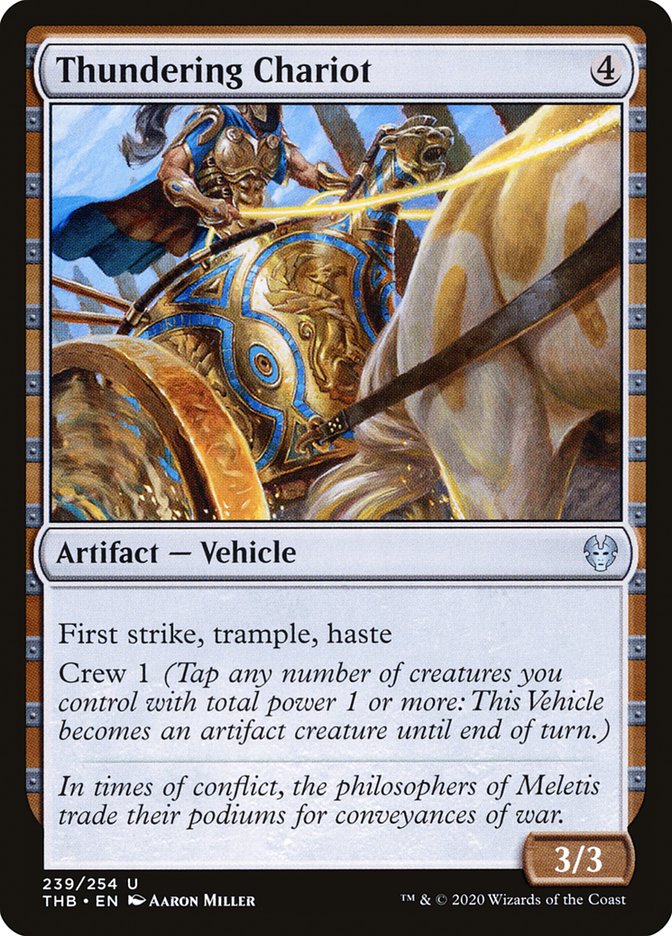 Thundering Chariot 239/254 (Theros Beyond Death) 