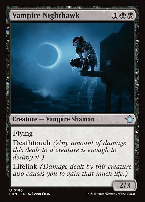 Vampire Nighthawk - Foil (Foundations)(FDN-U-0186)