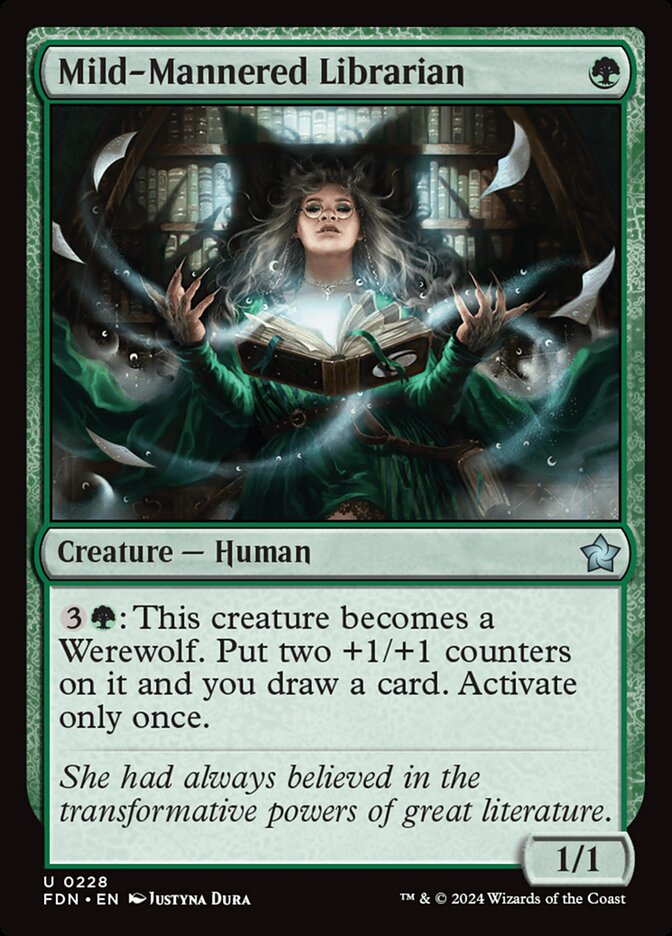 Mild-Mannered Librarian 228/291 (Foundations) 