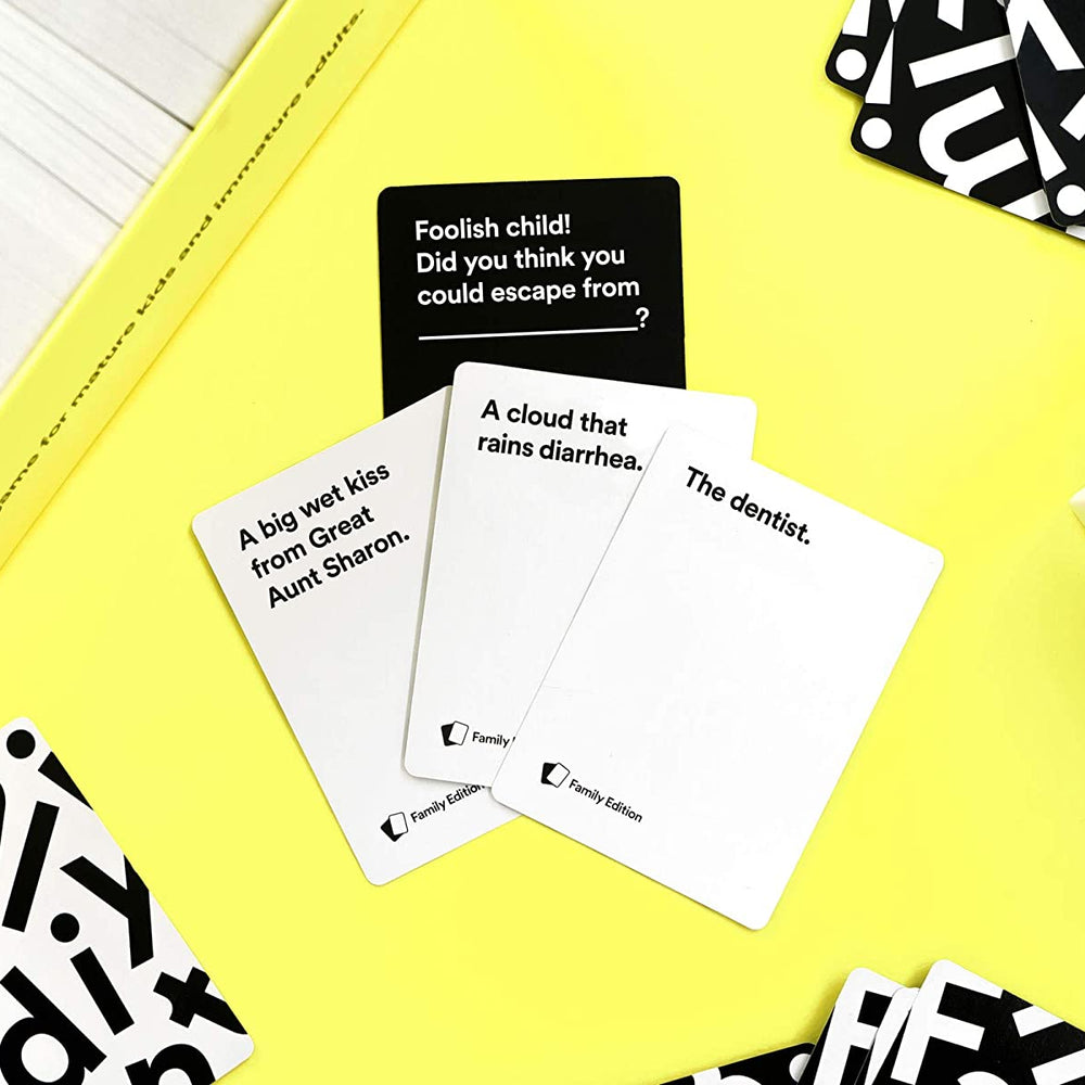 
                  
                    Cards Against Humanity Family Edition
                  
                