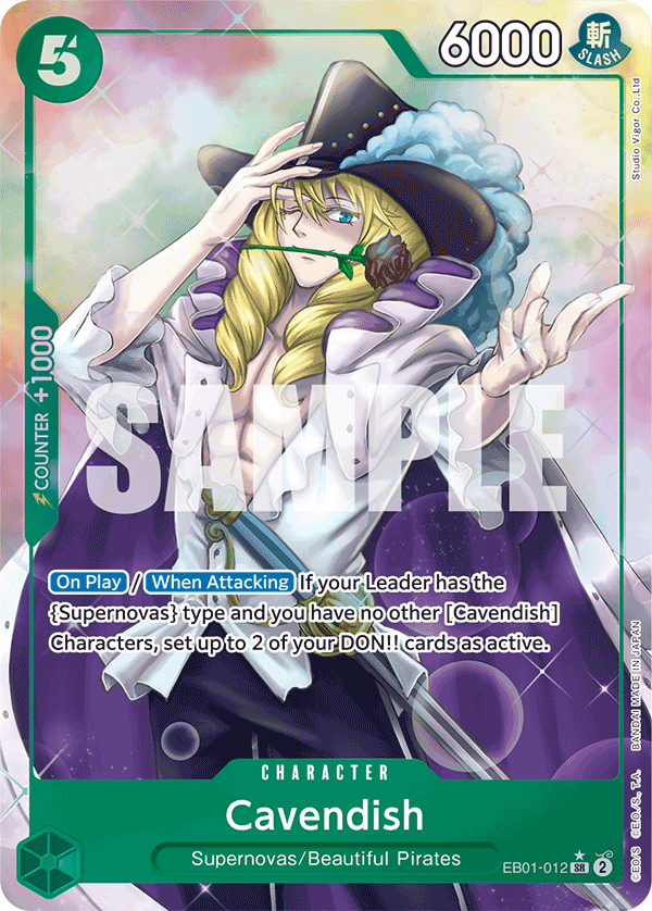 Cavendish (Extra booster - Memorial Collection)[Alternative Art](EB01-012)