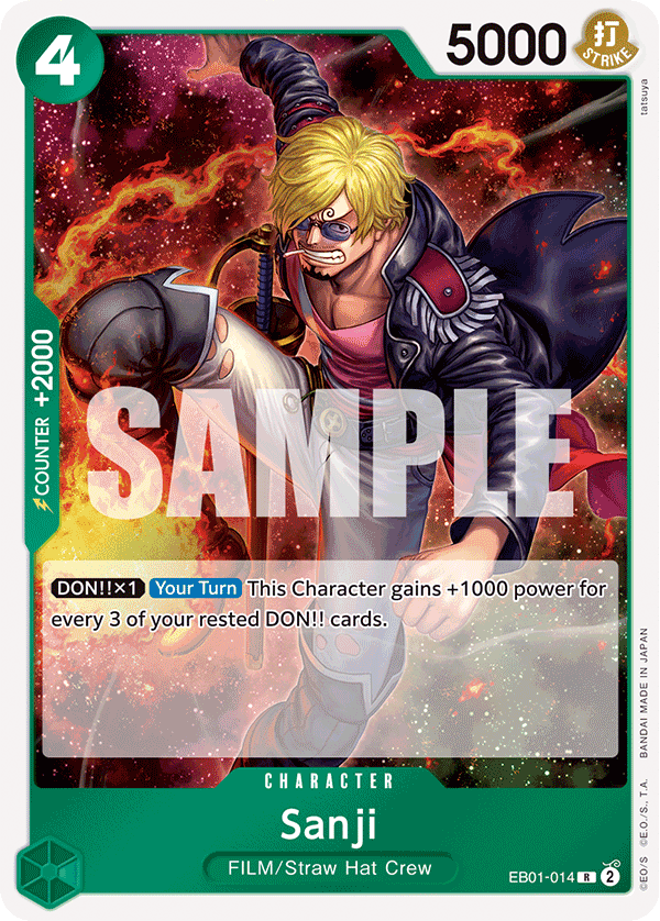 Sanji (Extra booster - Memorial Collection)(EB01-014)