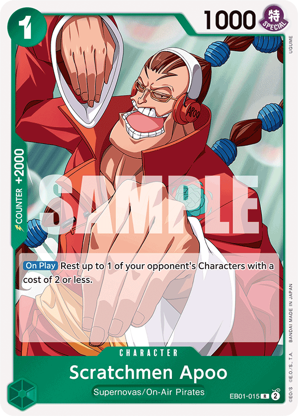 Scratchman Apoo (Extra booster - Memorial Collection)(EB01-015)