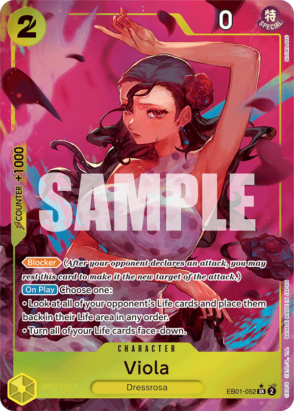 Viola (Extra booster - Memorial Collection)[Alternative Art](EB01-052)