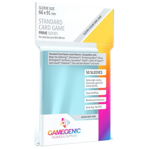 Gamegenic Prime Board Game Sleeves (66mm x 91mm) (50 Sleeves)