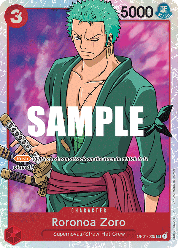 Roronoa Zoro (Romance Dawn)(OP01-025)