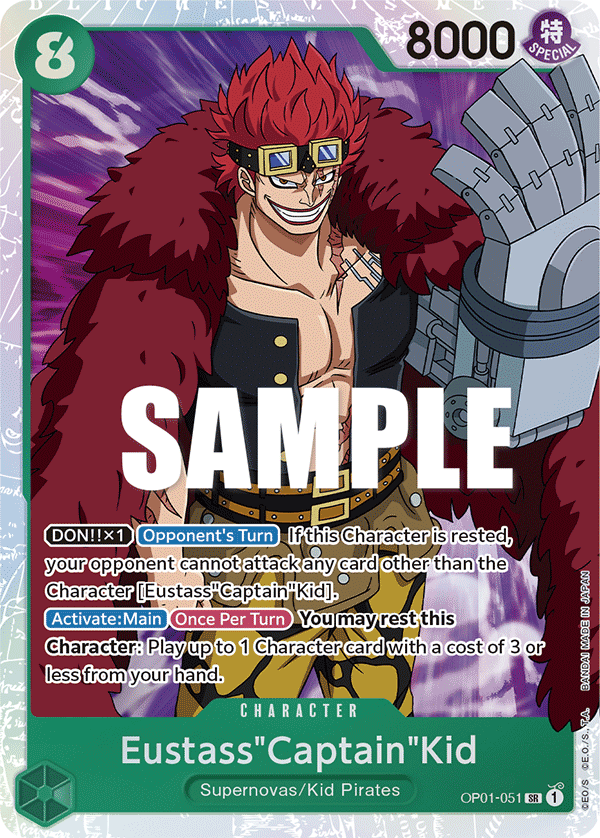 Eustass"Captain"Kid (Romance Dawn)(OP01-051)