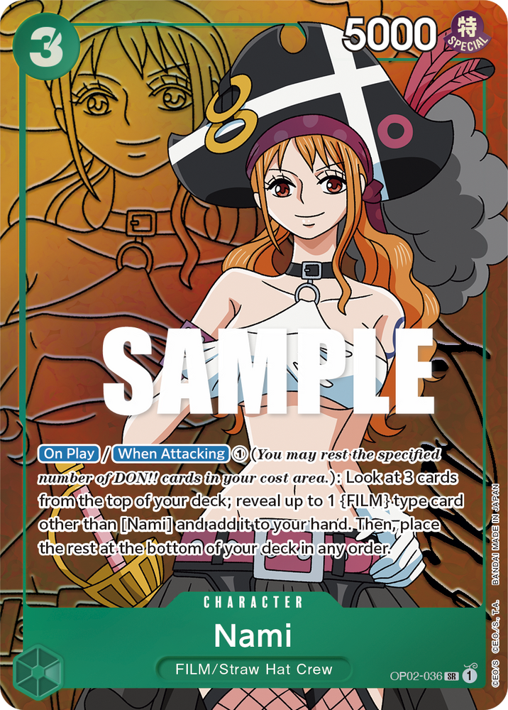 Nami (Paramount War)[Alternative Art](OP02-036)