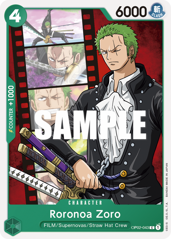 Roronoa Zoro (Paramount War)(OP02-043)