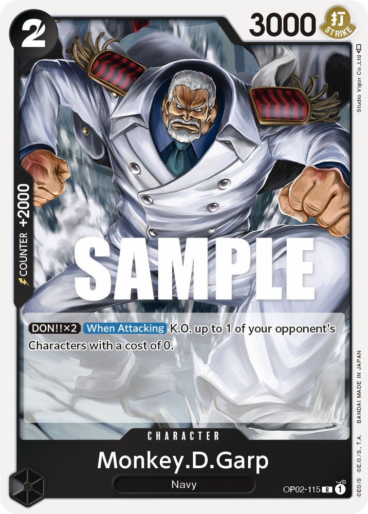 Monkey.D.Garp (Paramount War)(OP02-115)