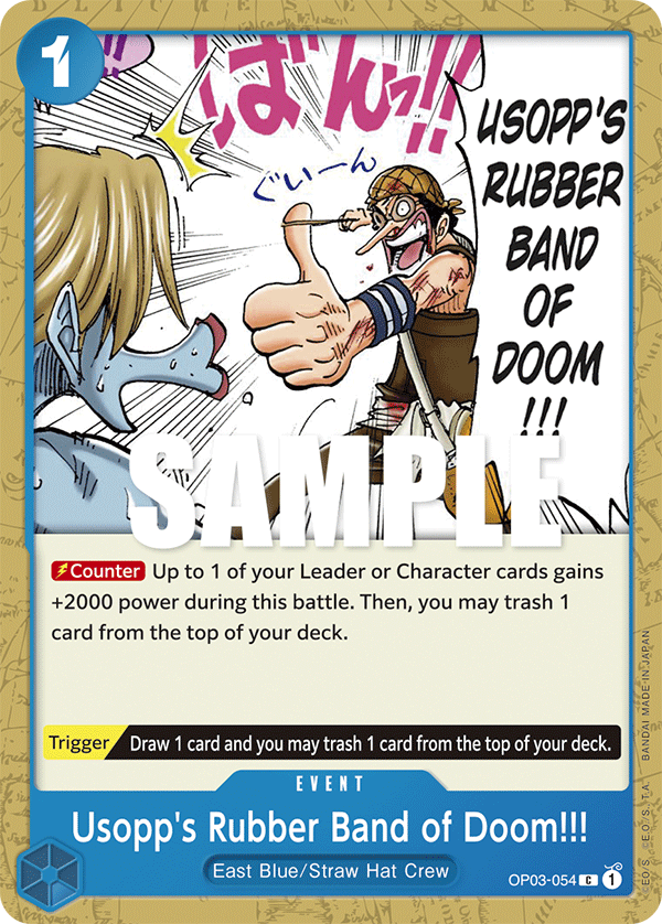 Usopp's Rubber Band of Doom!!! (Pillars of Strength)(OP03-054)