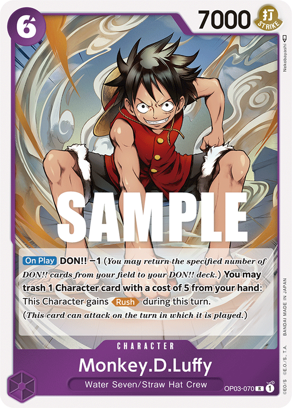 Monkey.D.Luffy (Pillars of Strength)(OP03-070)