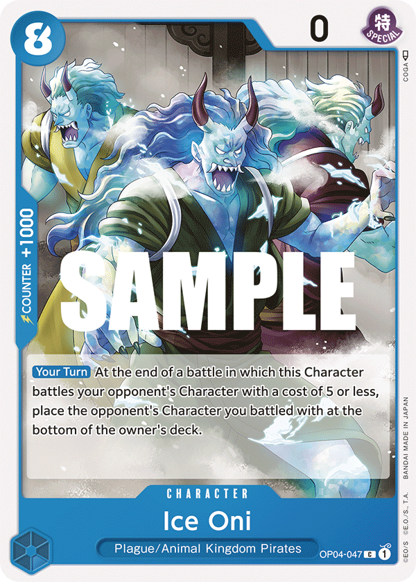 Ice Oni (Kingdoms of Intrigue)(OP04-047)