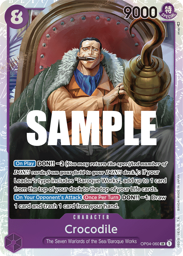 Crocodile (Kingdom of Intrigue)(OP04-060)