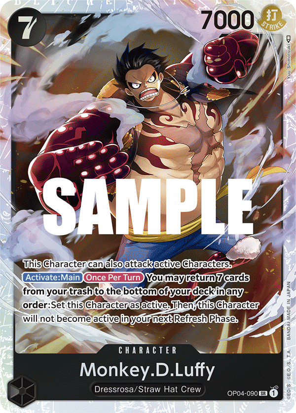 Monkey.D.Luffy (Kingdom of Intrigue)(OP04-090)