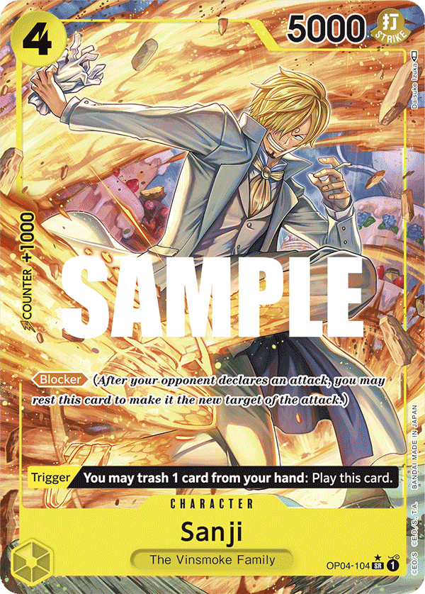 Sanji (Kingdoms of Intrigue)[Alternative Art](OP04-104)