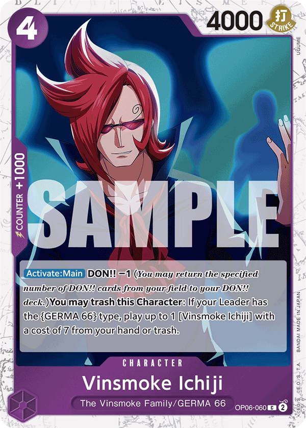 Vinsmoke Ichiji (Wings of the Captain)[Jolly Roger Foil](OP06-060)