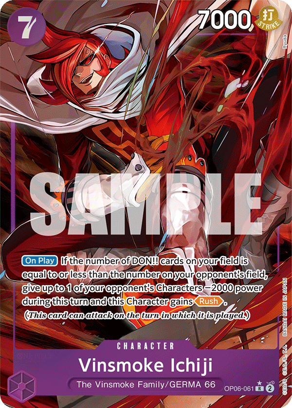 Vinsmoke Ichiji (Wings of the Captain)[Alternative Art](OP06-061)