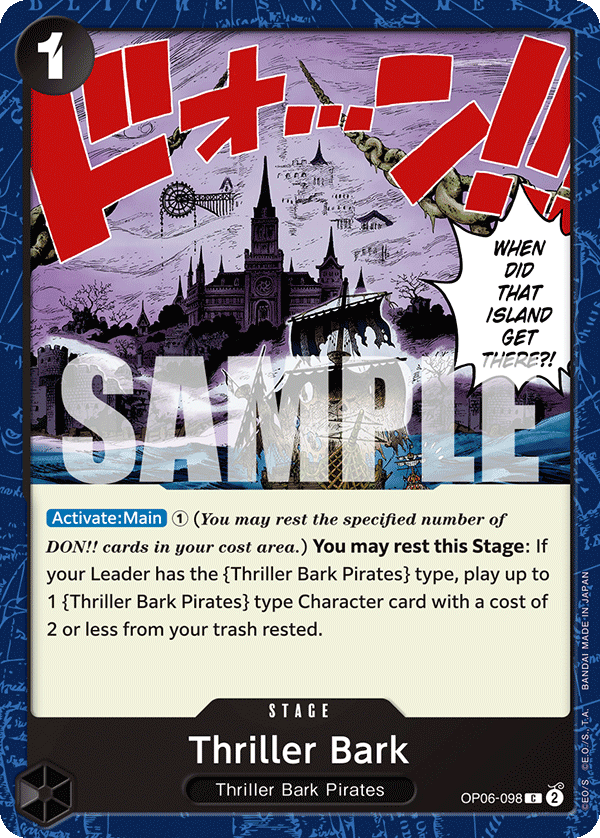 Thriller Bark (Wings of the Captain)(OP06-098)