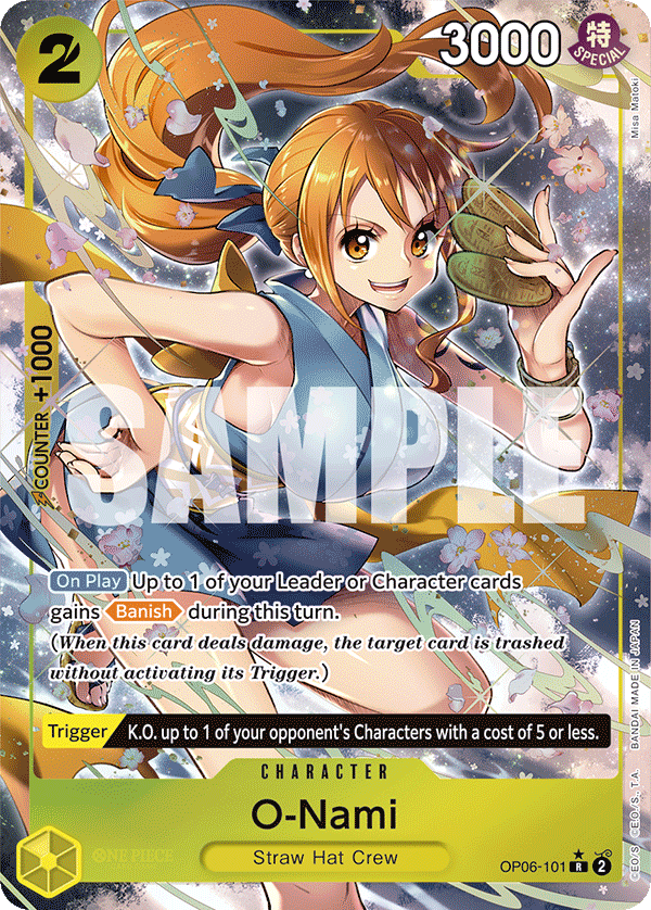 O-Nami (Wings of the Captain)[Alternative Art](OP06-101)