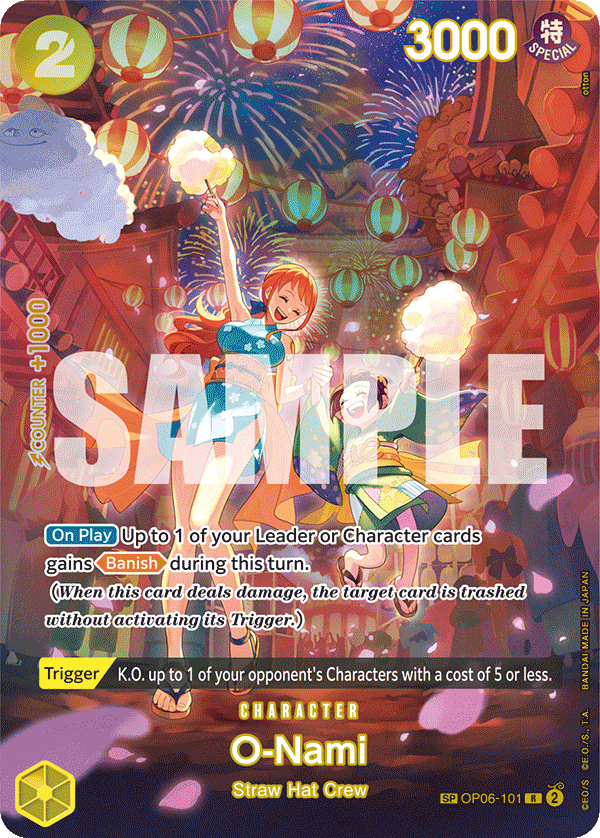 O-Nami (Wings of the Captain )(OP06-101)(SP)