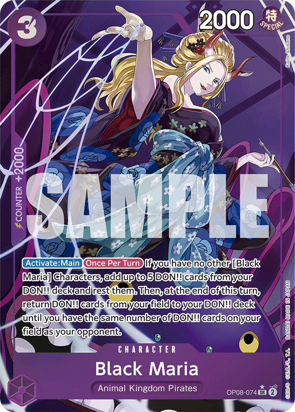 Black Maria (Two Legends)[Alternative Art](OP08-074)